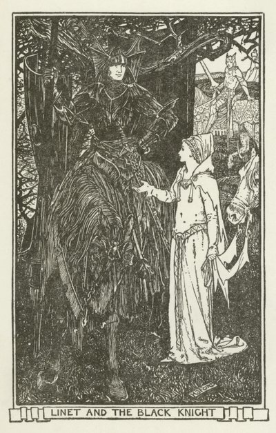リネントと黒騎士 作： Henry Justice Ford